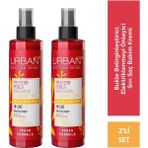 Urban Care Hibiscus Shea Butter Kıvırcık ve Dalgalı Saçlara Özel 2x200 ml Vegan Saç Bakım Kremi