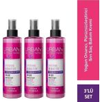 Urban Care Intense Keratin Aşırı Yıpranmış Saçlara Özel Sıvı Saç Kremi Ve Fön Suyu 3X200 Ml - Vegan