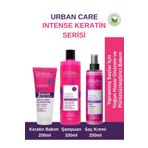 Urban Care Intense Keratin Serisi Saç Bakım Seti Yıpranmış Saçlar Için Şampuan Saç Kremi Saç Maskesi Set