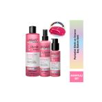 Urban Care Saç Açıcı Tarak Hediyeli Glycolic Retinol Parlaklık Etkili Saç Bakım Seti (Şampuan-Süt-Serum)-Gloss