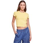 Urban Classics Bayan Streç Jarse Cropped Tee, Kadın Tişört, Birçok Farklı Renk Mevcuttur, XS ila 5XL Bedenler, Vintage, 3XL