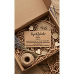 URDE 30 Adet-Kraft Kalın Teşekkür Kartı-8.2x5 cm-E-ticaret Kargo Kutu Paketleme Notu Paket Kartı