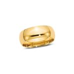 Üresinler Kuyumculuk 14 Ayar Altın 8 mm Klasik Bombeli Alyans