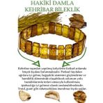 Üretici Sertifikalı Iri Sarı Baltık Doğal Damla Kehribar Rolex Bileklik