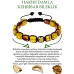 Üretici Sertifikalı Küp Kesim Sarı Kırmızı Doğal Damla Kehribar Bileklik (UKRAYNA)
