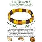 Üretici Sertifikalı Multicolor Doğal Damla Kehribar Rolex Bileklik