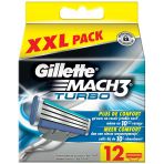 Üretimi Durdurulan Model Gillette Mach3 Turbo X Tıraş Bıçağı, 12 Parça
