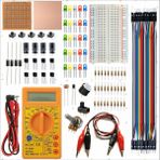 Uretmaker Breadboard Temel Elektronik Devre Eğitim Seti DT830D Multimetre ile 108 Parça