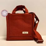 Uretti - Esin 8534 Tote Bag Kadın Omuz Çantası - Kiremit