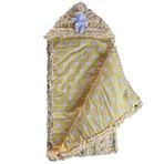 Uretti - Gül 5142 0674 El Örgüsü Puffy İplik Kundak Bebek Battaniyesi / 0-2 Yaş