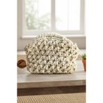 Uretti - Nazlı 4607 6163 El Yapımı Rafya İp Clutch Çanta / 19 x 26 cm