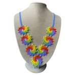Uretti - Özlem 9422 0405 El Yapımı Renkli Uzun Kum Boncuk Kolye