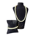 Uretti - Özlem 9422 7559 El Yapımı Cam İnci Kolye ve Bileklik Set