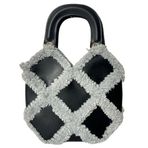Uretti - Öznur 7392 1383 El Yapımı Puffy İp Kadın El Çantası / 25 cm x 25 cm