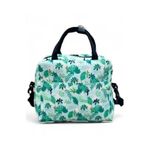 Uretti - Petek 7523 6776 Yaprak Baskılı Termal Yemek Taşıma Çantası / 26 Cm x 22 Cm - 4.5 Litre