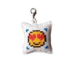 Uretti - Sibel 2453 3938 El Yapımı Aşk Yüzü Emoji Çanta Süsü/Anahtarlık