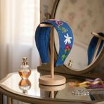 Uretti - Tülin 3528 1373 El Yapımı Brezilya Nakış İşlemeli Taç / Saç Aksesuarı - 40 cm