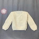Uretti - Yıldız 7202 El Örgüsü Beyaz Kadın Kazak - 34/36 - Fildişi