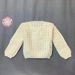 Uretti - Yıldız 7202 El Örgüsü Beyaz Kadın Kazak - 34/36
