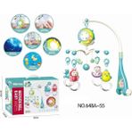 Urfakent BIB-648A-55 -Işıklı Müzikli Kumandalı Mavi Bebek Dönencesi