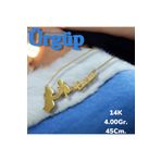 ÜRGÜP TAKI 14AYAR 4.00Gram Altın Kişiye Özel Anne Bebek İsim Kolye
