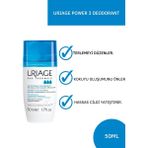 Uriage Power 3 Roll-On Deodorant 50 ml Hassas Ciltler için Beyaz Leke Bırakmayan Formül