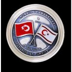 Urlanumis K.k.t.c. Kuzey Kıbrıs Türk Cum. Baris Harekati 50 Senesi Mineli Hatira Parasi Sertifikali