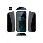 URR iPhone 14 Pro Max 4 Way Anti Spy 360 Privacy Cam Ekran Koruyucu - Siyah