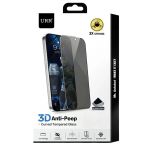 Urr İphone 15 Pro Max 3D Master Curved Hd Cam Ekran Koruyucu - Siyah