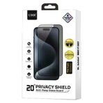 URR iPhone 16 Plus HD Privacy Cam Ekran Koruyucu - Siyah