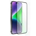 URR iPhone 16 Pro 3D Matte Antiglare Resin Edge Cam Ekran Koruyucu - Siyah