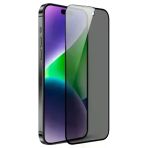 URR iPhone 16 Pro Max 3D Privacy Resin Edge Cam Ekran Koruyucu - Siyah