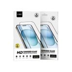 URR iPhone 16E 2.5D Mat Antidust HD Cam Ekran Koruyucu - Siyah