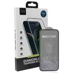 URR iPhone 17 Pro Diamonlike Corning Glass 3X Shatterproof Sapphire Cam Ekran Koruyucu - Siyah