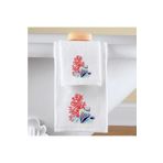 Ursa MERCAN-DENİZ KABUGU NAKIŞLI 2 Lİ EL VE YÜZ HAVLUSU 30X50-50X90