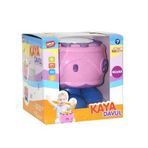 URT009-02 Pilli Işıklı Kaya Davul Pembe / +18 ay Kız Erkek Çocuk Oyuncak Eğitici Oyuncaklar