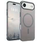 URUCHI Güçlü Manyetik iPhone 17 Air Telefon Kılıfı, [Mag-Safe ile Uyumlu] [Askeri Düzey Düşme Koruması] [Güçlü Silikon Kenarlar] İnce Yarı Saydam Mat Koruyucu iPhone 17 Air Kılıfı için, Gri