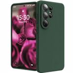 URUCHI iPhone 11 Kılıf 6.1 ile Uyumlu, İnce Sıvı Silikon 3 Katmanlı Tam Kaplamalı Yumuşak Jel Kauçuk Kılıf Kapak 6.1 inç, Koyu Yeşil