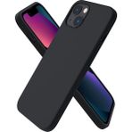 URUCHI iPhone 13 / iPhone 14 Kılıf 6.1 ile Uyumlu, Ince Sıvı Silikon 3 Katmanlı Tam Kaplamalı Yumuşak Jel K
