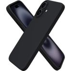 URUCHI iPhone 16 Kılıfı 6.1" ile Uyumlu, Ince Sıvı Silikon 3 Katmanlı Tam Kaplamalı Yumuşak Jel Kauçuk Darb