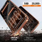 URUCHI Premium iPhone 16 Plus Ekran Koruyucu 2'li Paket, Ultra HD Netlik & İnce Siyah Çerçeve, 9H+ Kırılmaz Cam, Tam Kaplama, UltraFit Kurulum Aparatı ile