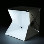 Ürün Çekim Çadırı 22 cm Fotoğraf Stüdyosu Ledli Işık Perdesi - Beyaz