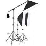 Ürün Reklam Moda Stüdyo Youtube Vlog Tiktok Canlı Yayın Için 50X70CM Softbox 3 Lü Sürekli Işık Seti