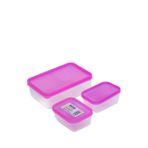 Urve Saklama Kabı 3 Lü Pembe