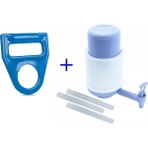 Urve UR-3158 Damacana Taşıyıcı + Urve UR-3081 Musluklu Damacana Pompası - Beyaz
