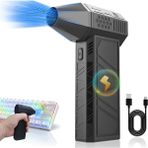 URZ USB Şarjlı Güçlü Hava Üflemeli Toz Temizleyici Araç Içi, Klavye, Pc ve Elektronik Cihaz Temizlik Cihazı Jetfan
