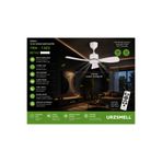 urzsmell Ferah 70w 3 kanatlı Led Ampul Uzaktan Kumandalı Tavan Vantilatörü BEYAZ