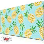 Urzuva Ananas Bliss 90X40 4mm Kalınlık Premium Gaming Oyuncu Mousepad, Anti Slip Xxl Mouse Pad - Çok Renkli