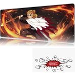 Urzuva Blazeborn 90X40 4mm Kalınlık Premium Gaming Oyuncu Mousepad, Anti Slip Xxl Mouse Pad - Çok Renkli