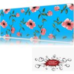 Urzuva Blossom Sky 90X40 4mm Kalınlık Premium Gaming Oyuncu Mousepad, Anti Slip Xxl Mouse Pad - Çok Renkli